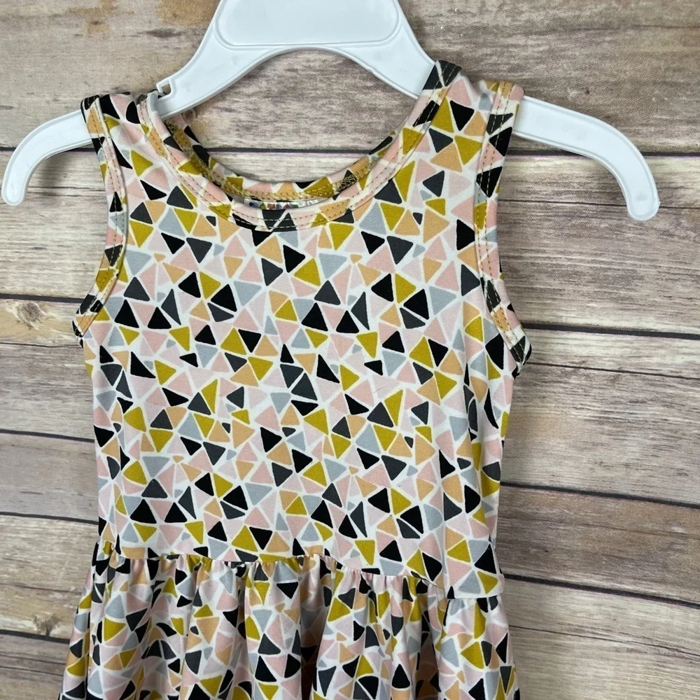 Dot Dot Smile Tank Dress 12-24 Mo Geometric Print